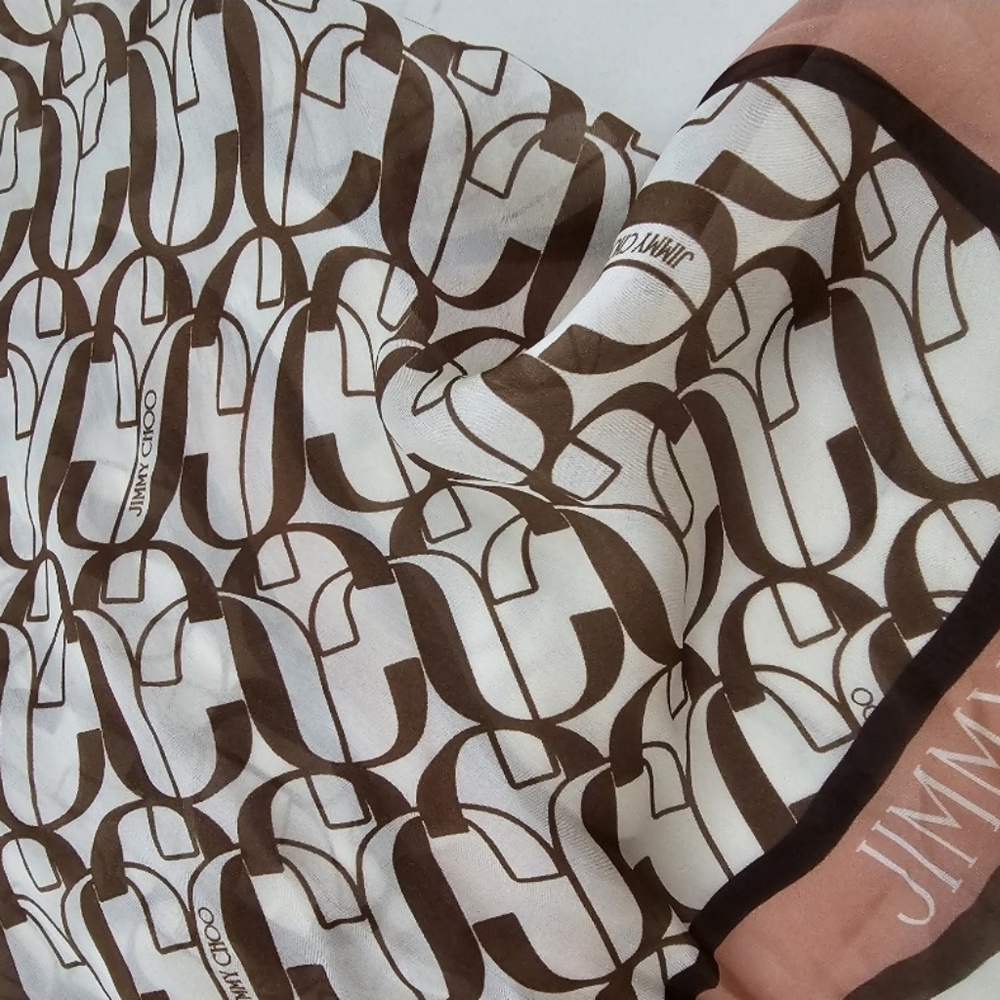 Jimmy choo silk scarf